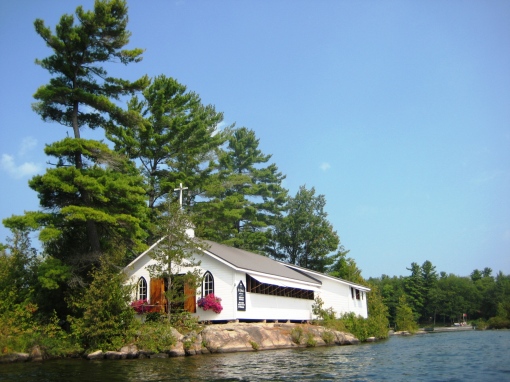 St. Peter's on-the-rock Anglican church on Stoney Lake 